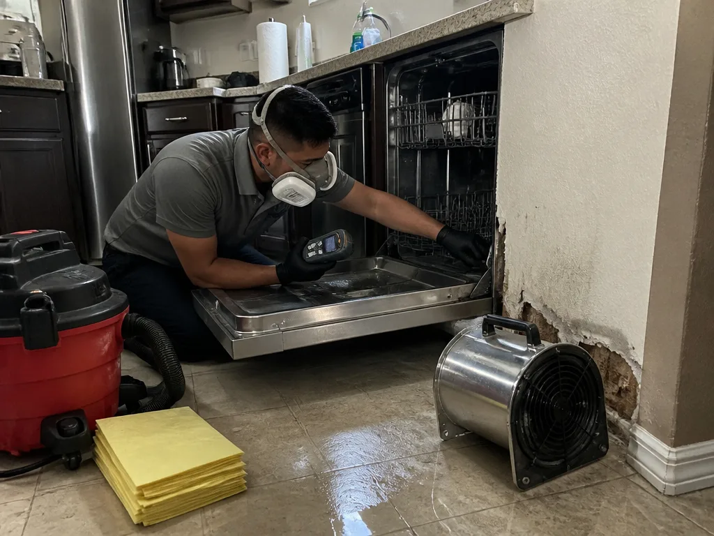 Appliance Leak Cleanup